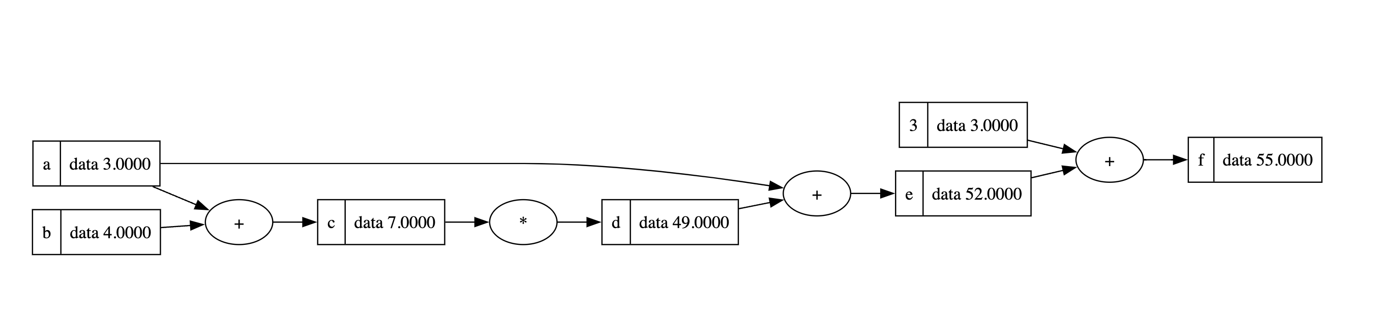 Figure 1: Computation Graph of a forward pass 